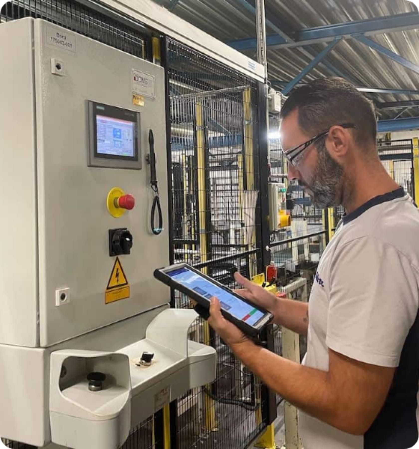 Control técnico de seguridad en una planta industrial